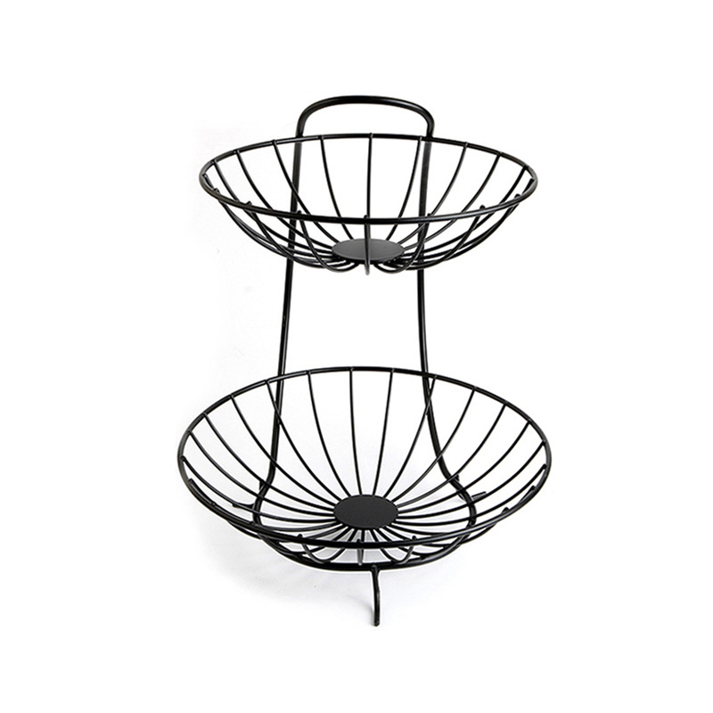 Title 3, Creative Metal Fruit Basket Rack Living Room Fr...