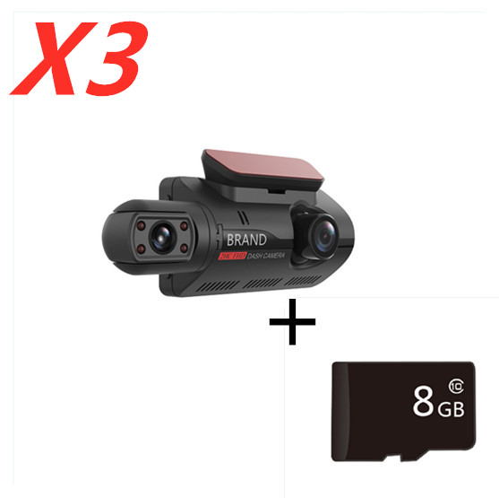 Black with 8G Memory card 3PC