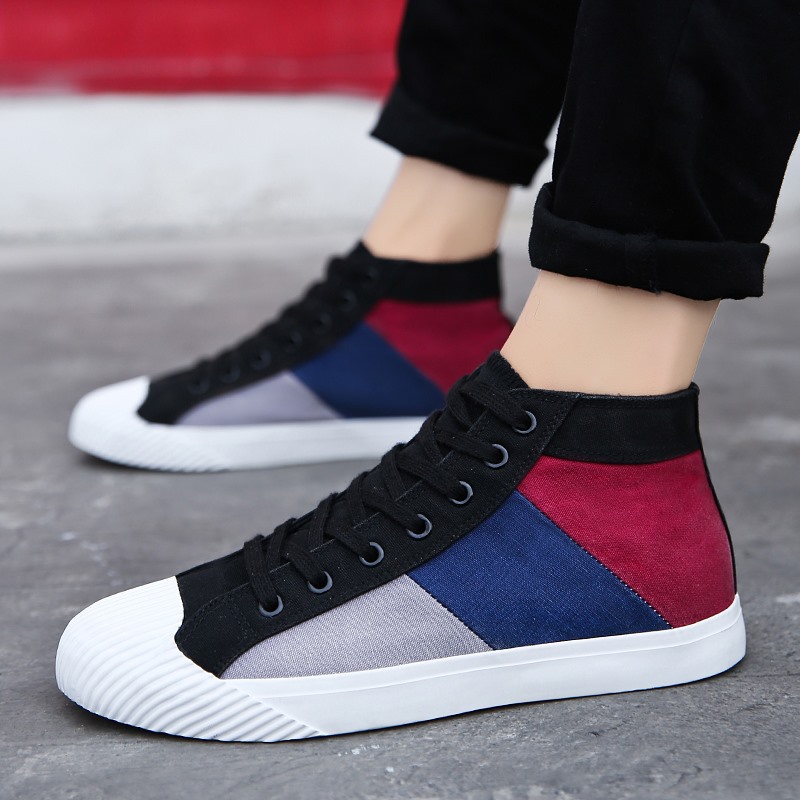 Title 2, Shell head high-top canvas men