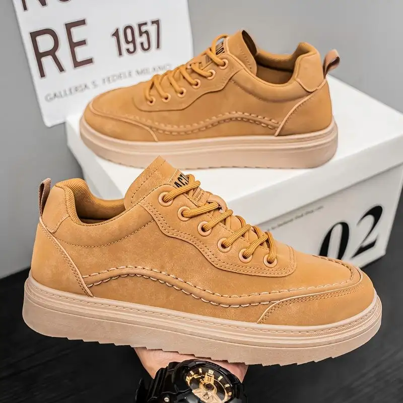 Men's New Breathable Platform Sneakers, Trend Versatile