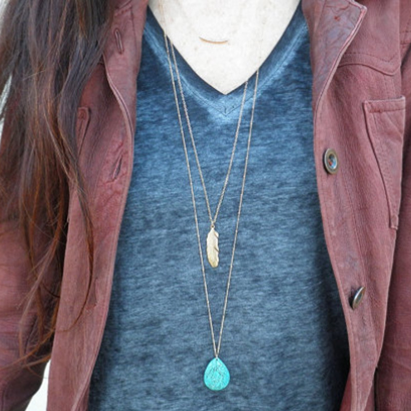 European And American Fashion Simple Multilayer Necklace