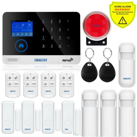 Smart Wireless GSM Store Door and Window Anti-theft Alarm