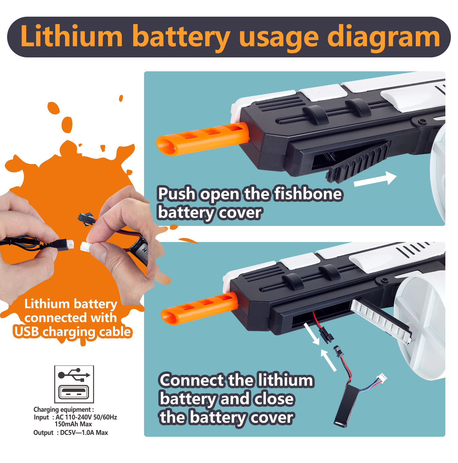 Pistolet à Billes Souples G36S — Réplique Électrique pour Ados 3