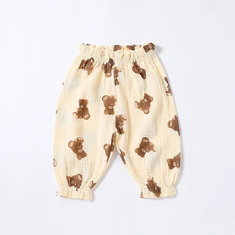 Male And Female Infants And Toddlers Double Yarn Ministerial Pants