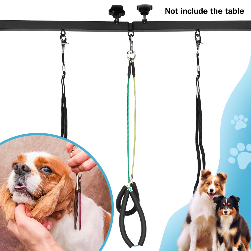 Dog Pet Grooming Adjustable Arm Includes 3 Nooses & Clamps For UK — image 9