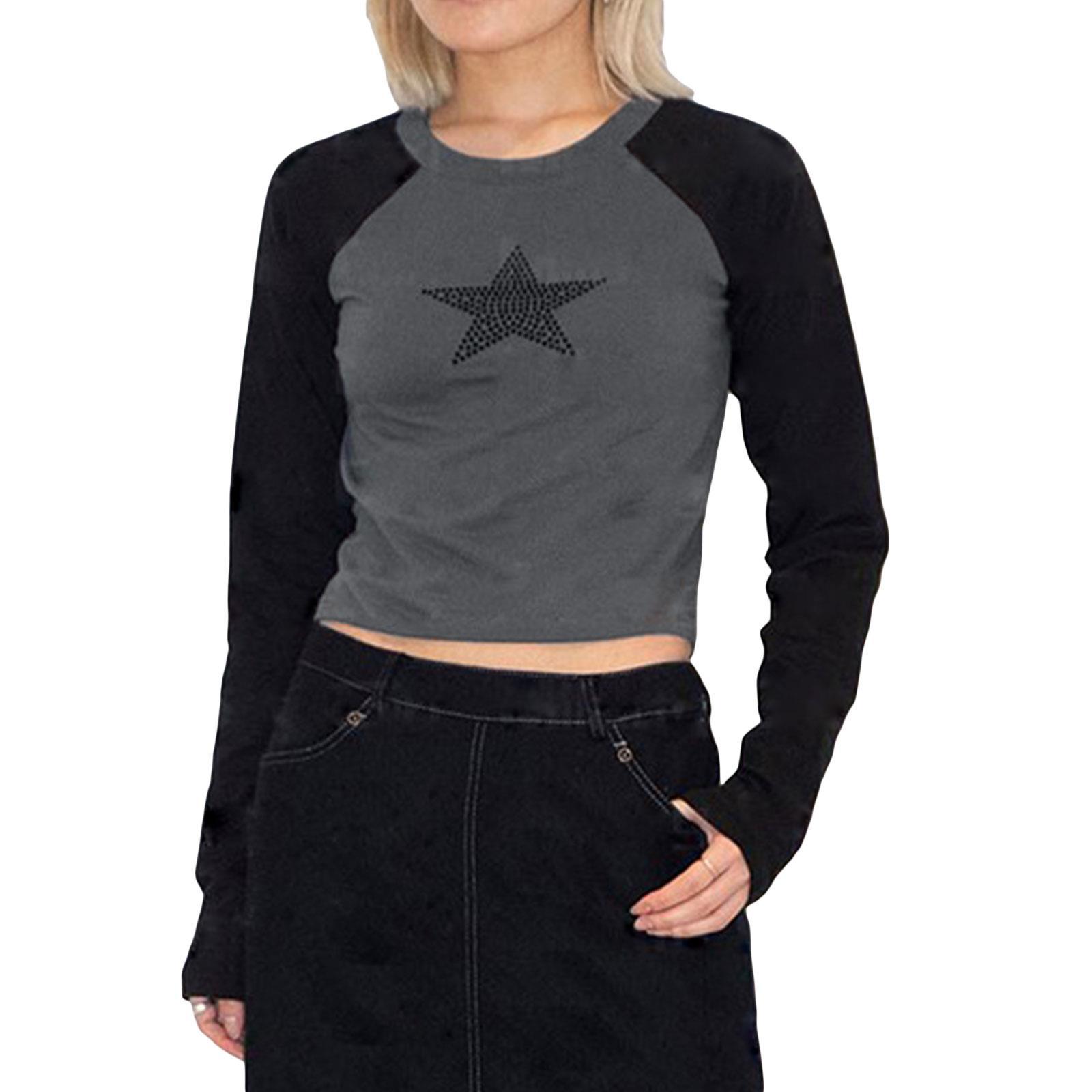 American Star Pattern Long Sleeve T-Shirt