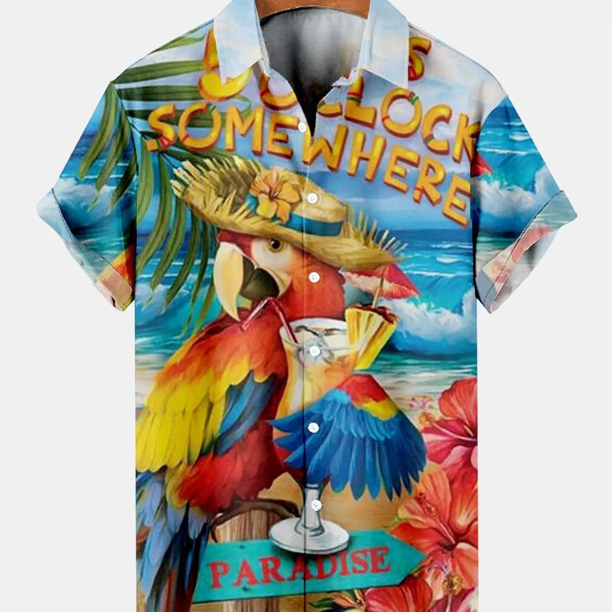 Men's Large Size 3D Digital Printed Short