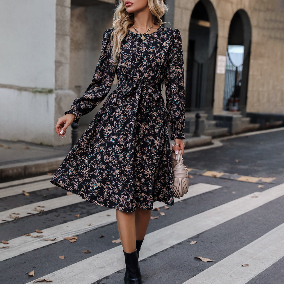 European And American Style Women's Dress