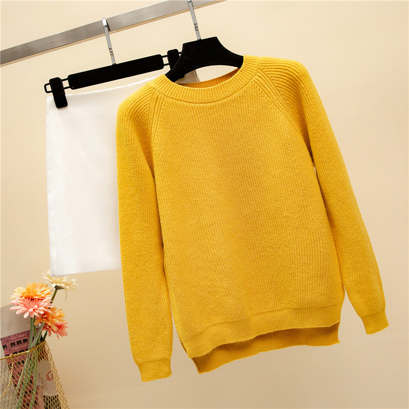 Title 6, Korean Style Loose Solid Color Base Shirt All M...