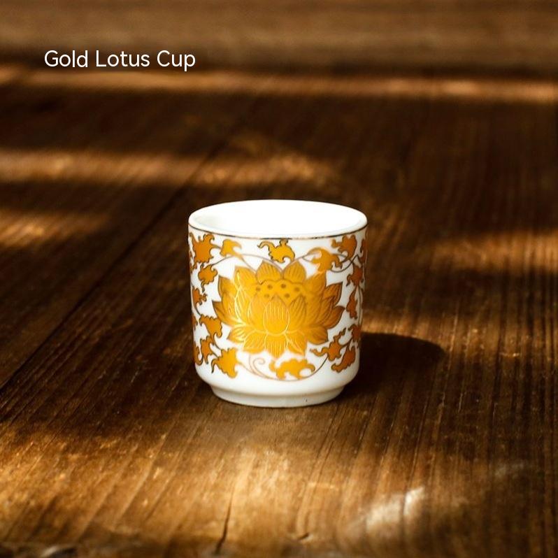 Gilding Lotus Small Cup