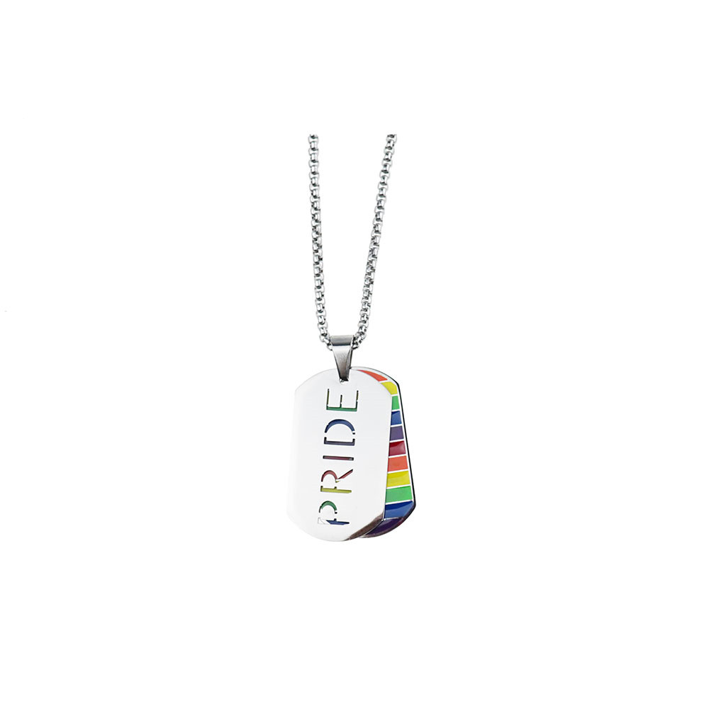 Six-color Rainbow Titanium Steel Jewelry