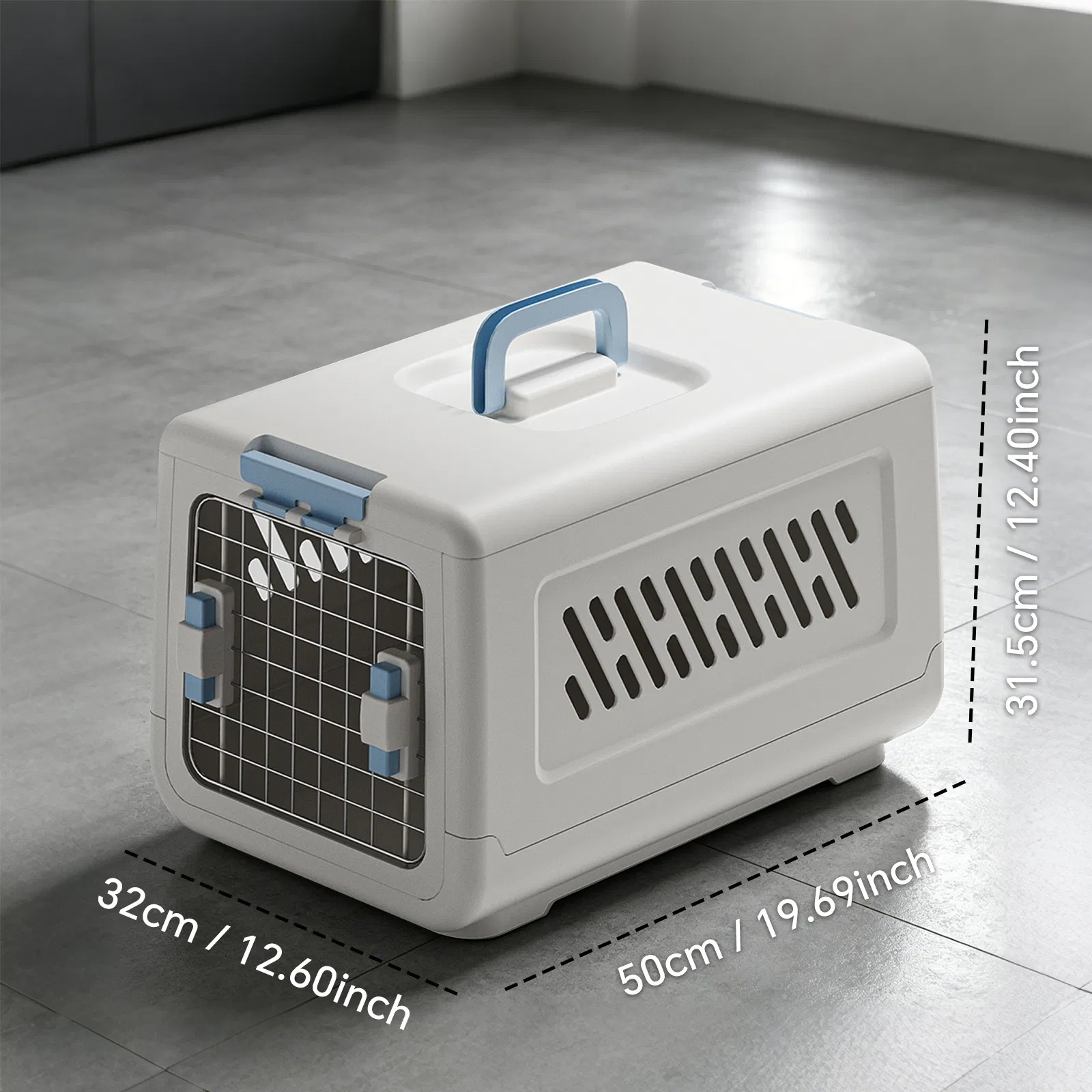 Enclosed Cat Litter Box With Handle, Spacious Anti-Tracking Kitty Toilet, Ideal For Indoor Cats & Travel — foto 2