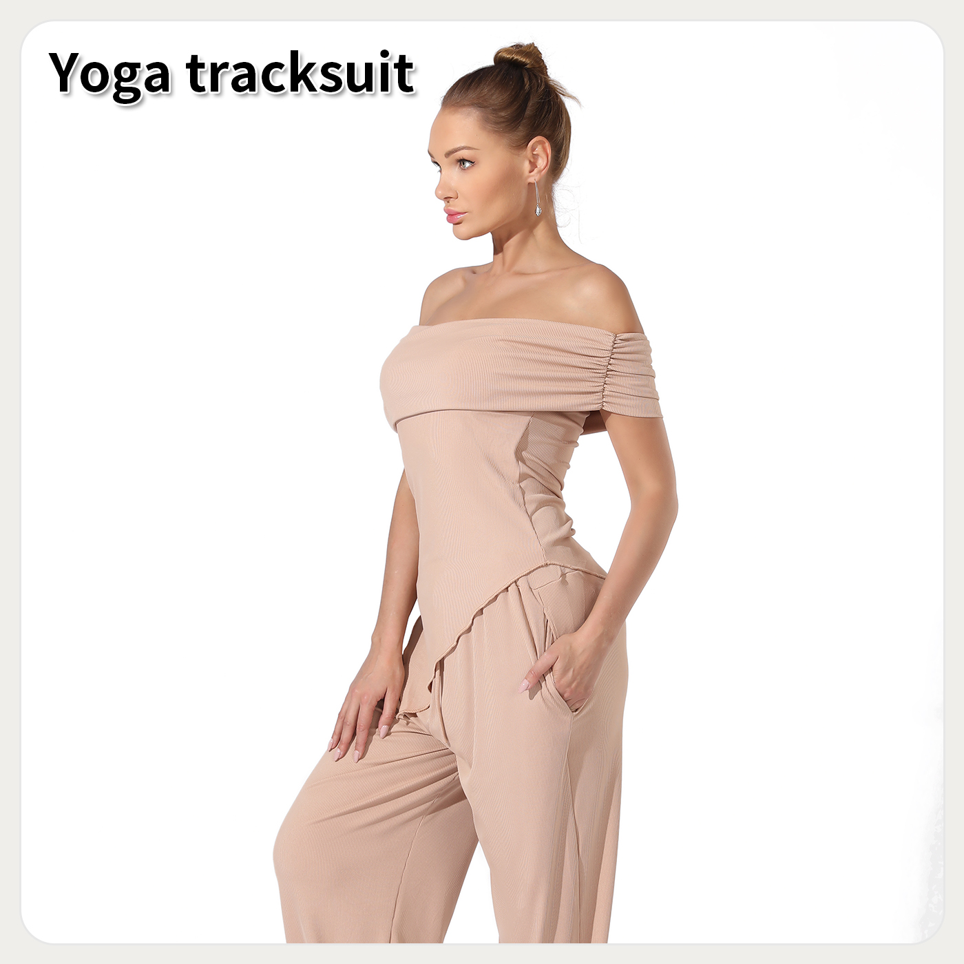 Off Shoulder Women's Jumpsuit. Product information: Pattern: solid color Color: gray, coffee, light khaki Pants length: trousers Size: S,M,L,XL,XXL Applicable Gender: Female Sleeve length: sleeveless Size: Note: 1. Asian sizes are 1 to 2 sizes smaller tha