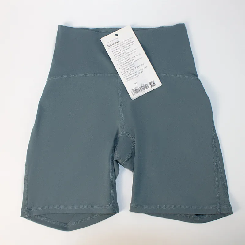 Women's Sports High Waist Shorts - Mysterious Green