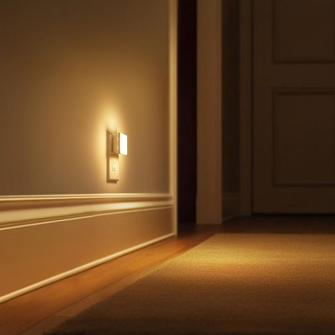 LED Night Lights Plug Into Wall 2 Pack Plug In Night Light thumbnail 6