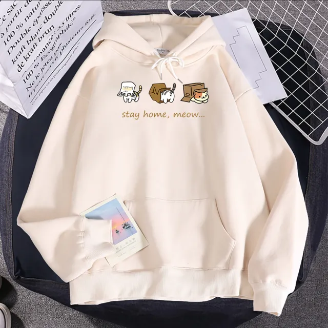New Printed Fleece Hooded Pullover Sweatshirt 11 Style S - Shop at LoveMi