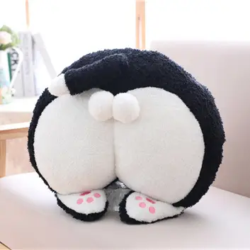 Cute Funny Cat Ass Pillow To Warm Hands