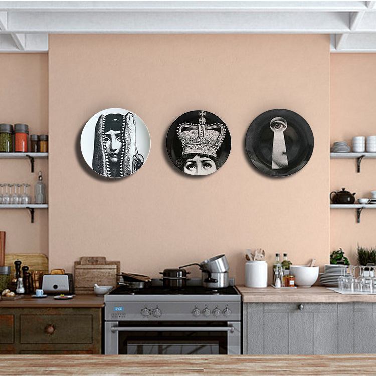 Title 14, Background Wall Ceramic Hanging Plate Wall Deco...