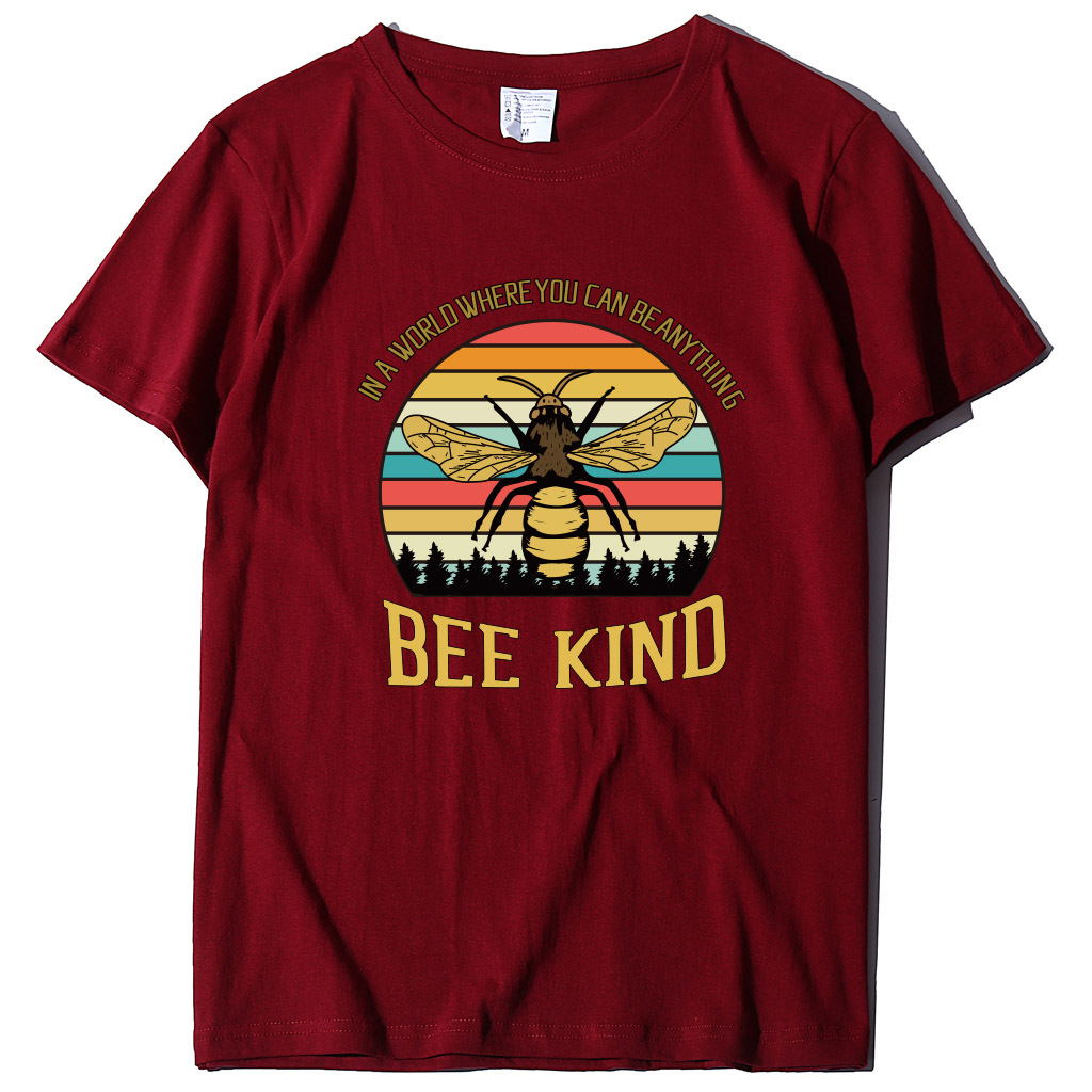 Title 6, T-shirt imprimé abeille pour femmes, ample et p...