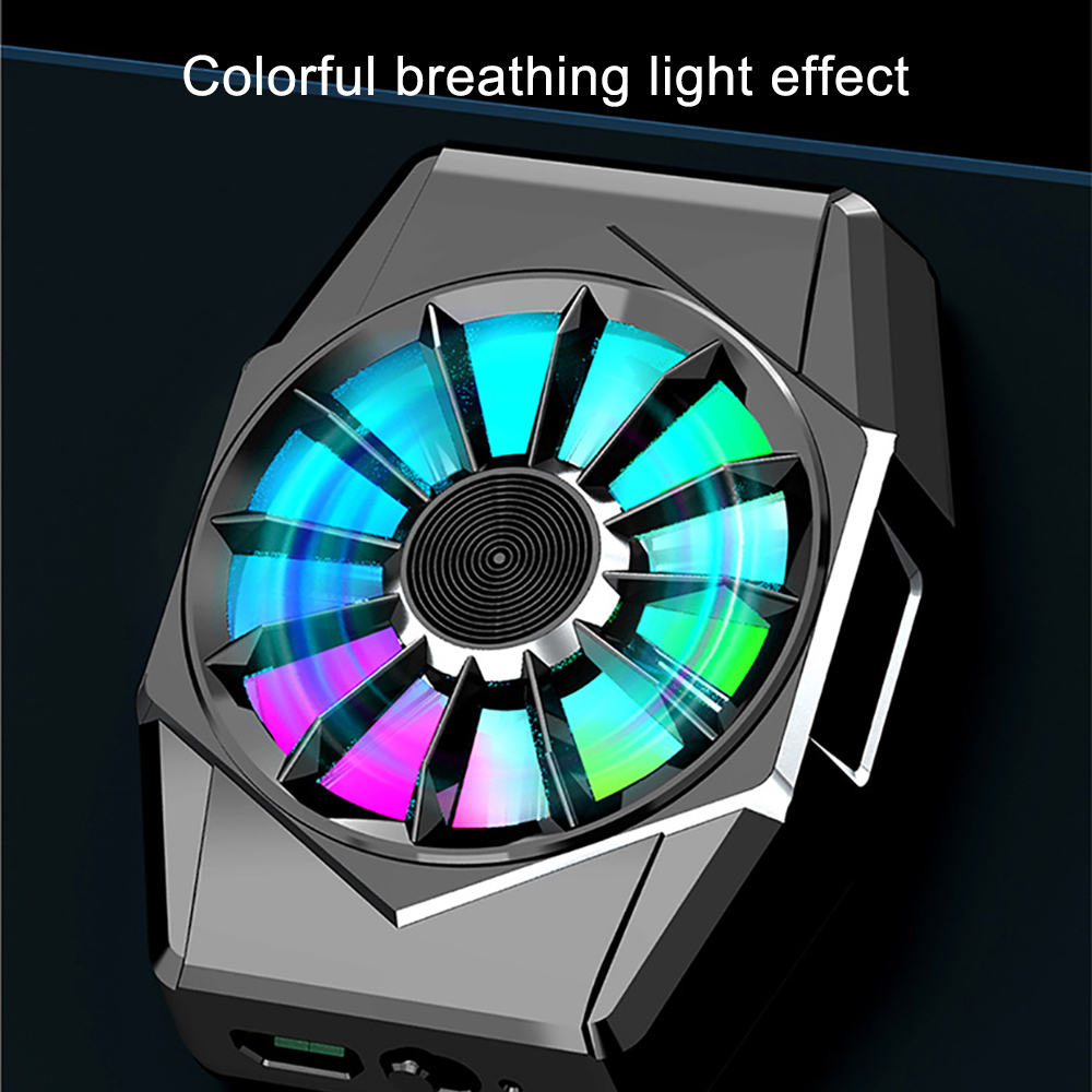 Phone Magnetic Radiator ABS Game Cooler System Quick Cooling Fan - Image 2