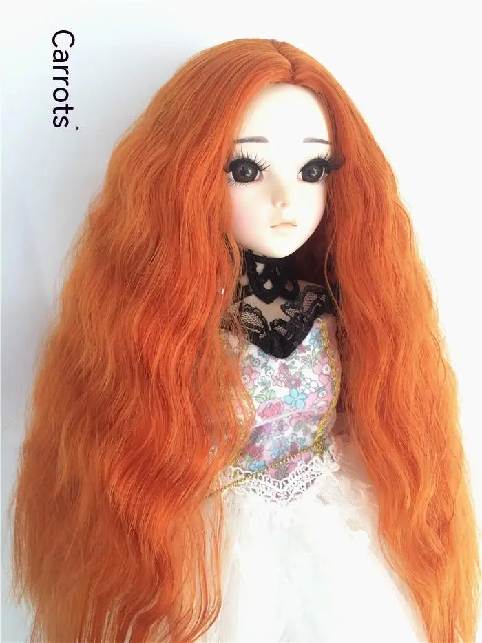 Small Cloth Salon Doll Wigs - Carrot