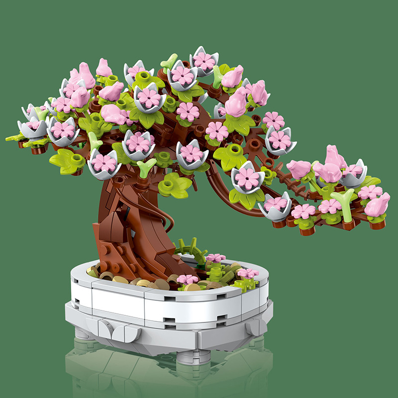 100peach spring potted plant