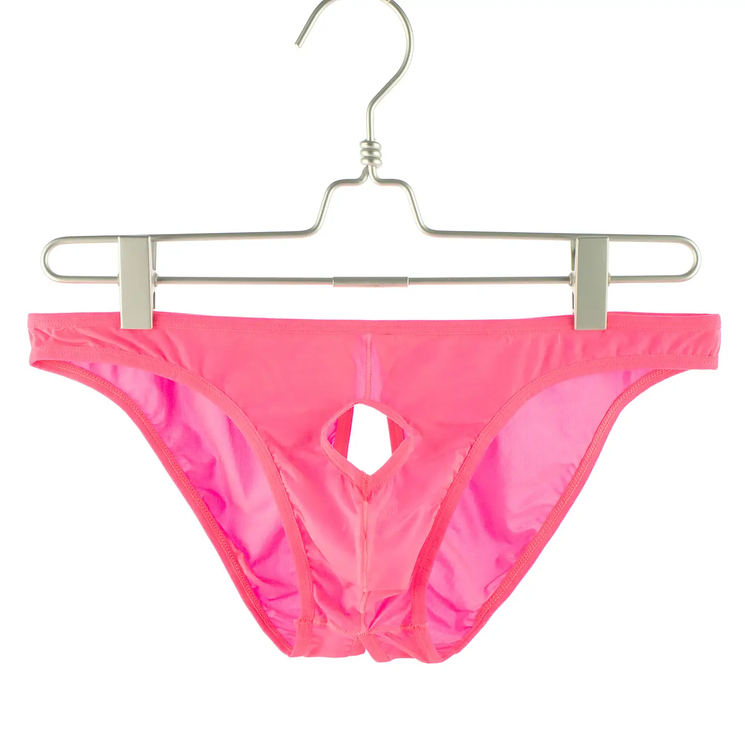 Men's Thin Ice Silk Elastic Hollow Out Briefs