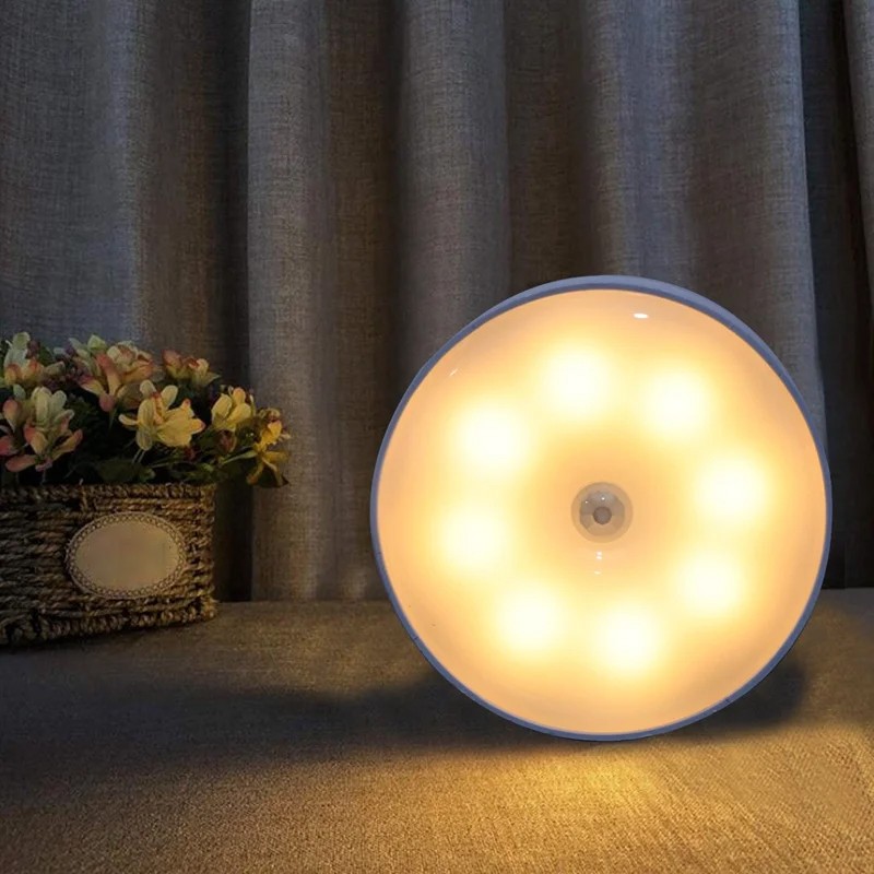 Sensor Light LED Motion PIR USB Rechargeable Portable Cabinet Stair Night Lamp — image 5