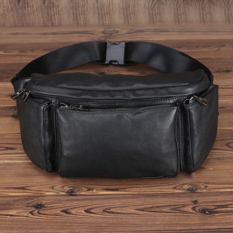 Cowhide Large Capacity Single Shoulder Messenger Bag — foto 3