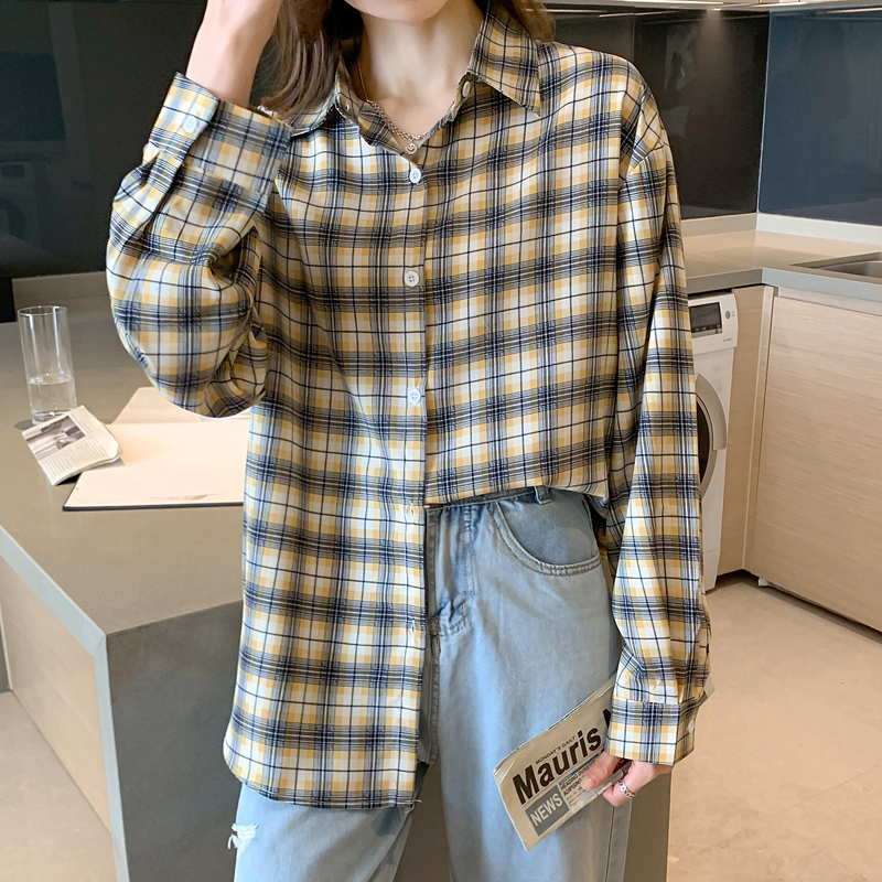 Spring And Autumn Thin Long-sleeved Loose-fitting All-match Shirt