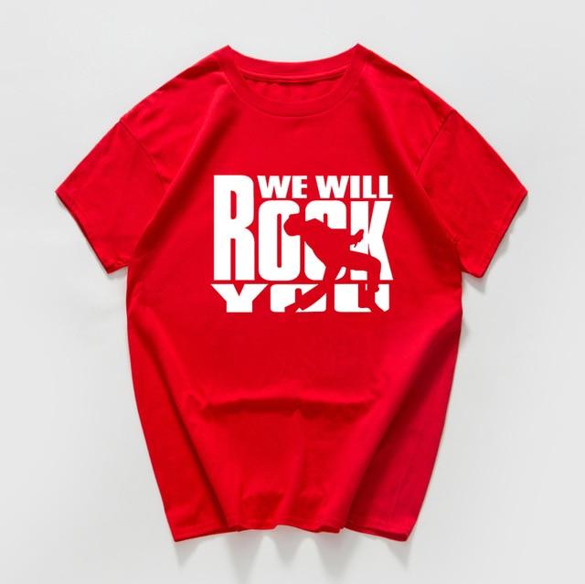 European And American We Will Rook You Print Short Sleeves