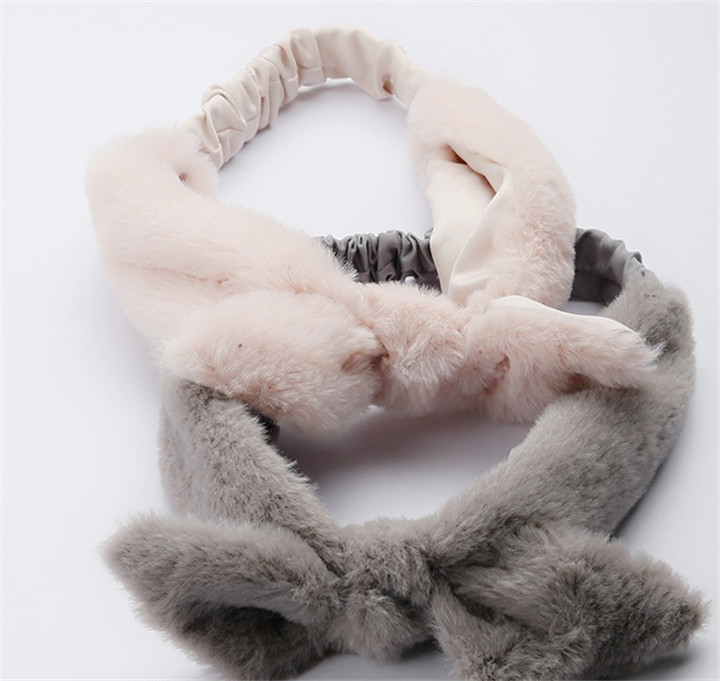 Simple Sweet And Cute Thickening Cross Wash Hair Band