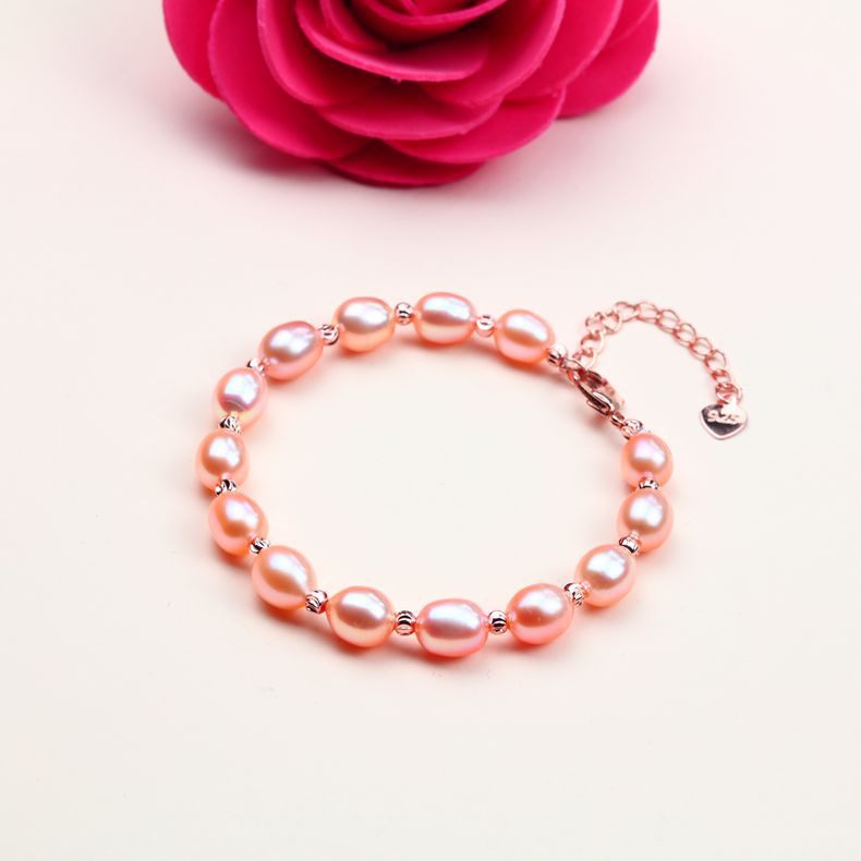 Модный браслет Трендовый браслет с пресноводным жемчугом