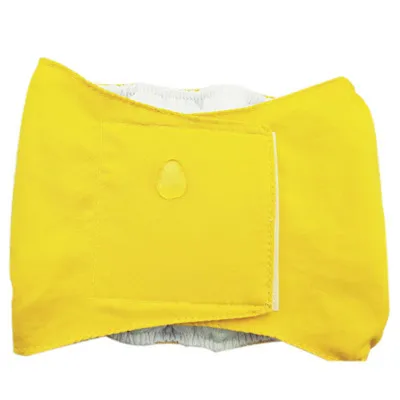 Pet Physiological Pants Dog Waterproof Menstrual Pants Velcro Yellow - Shop at LoveMi