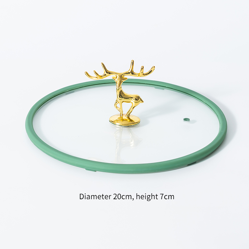 Golden Deer with green edges