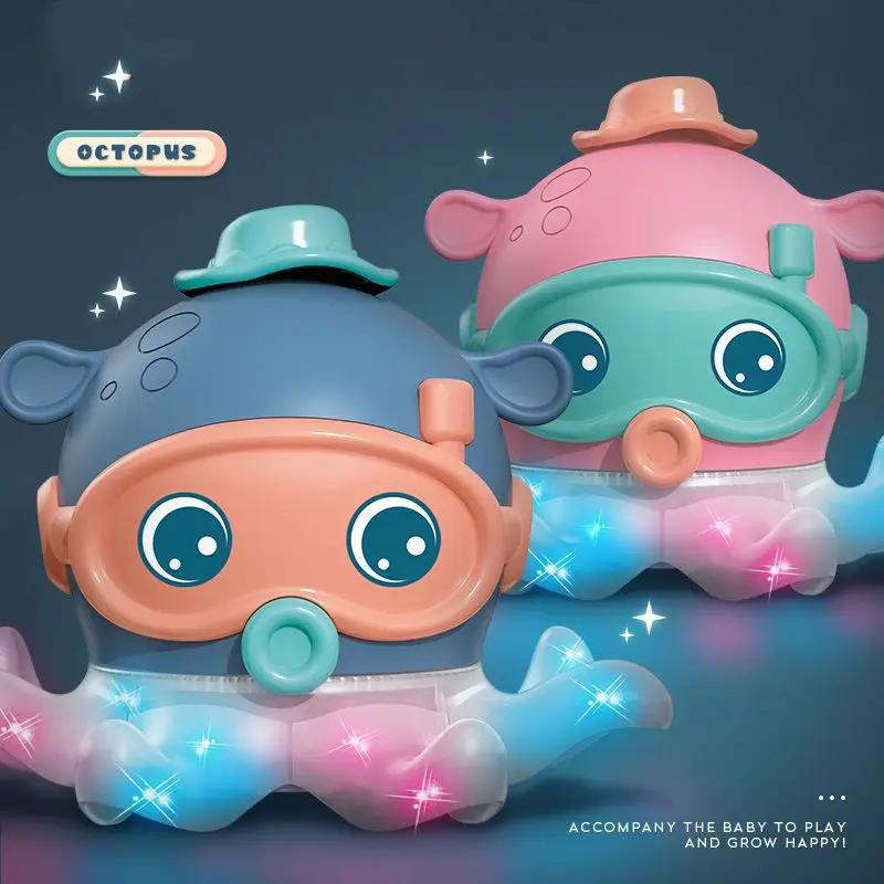 Suspended Blowing Ball Octopus Parent-Child Electric Toy