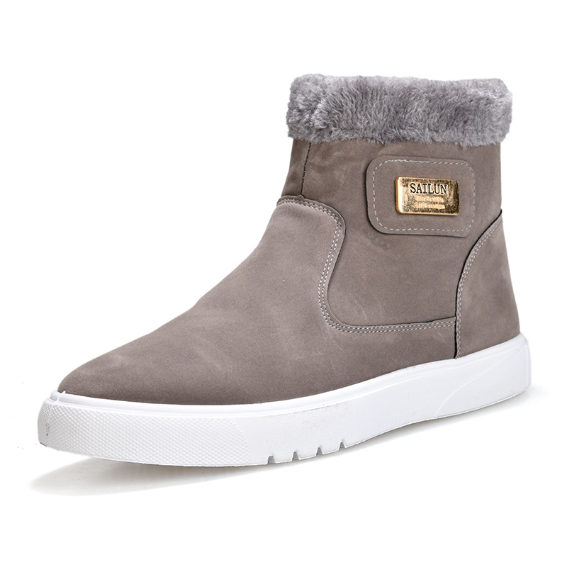 Title 6, Botas de neve de inverno masculinas, cano curto...