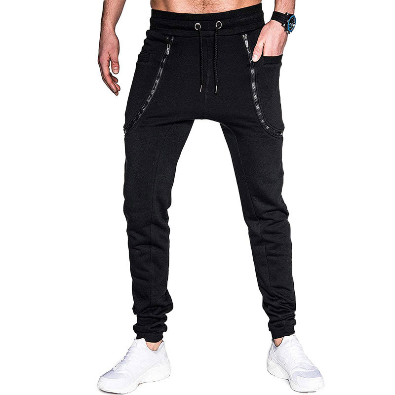 Title 6, Mens Sports Trousers with Zipper Pockets for s...