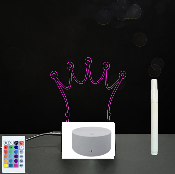 3D Acrylic Board Handwriting Message Board LED Light - Image 19