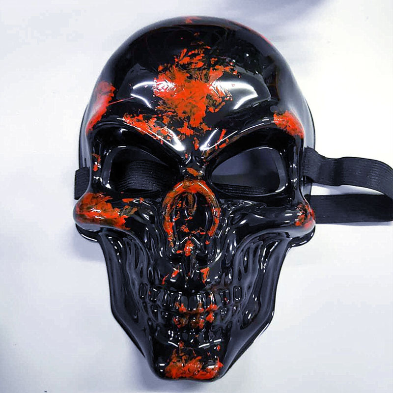 Maschera per il trucco a tema spaventoso, maschera, nero, halloween