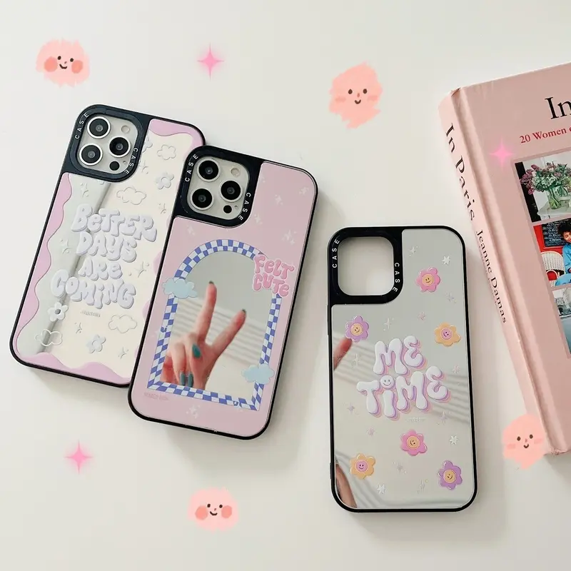 Anti Falling Mirror Face Mobile Phone Case