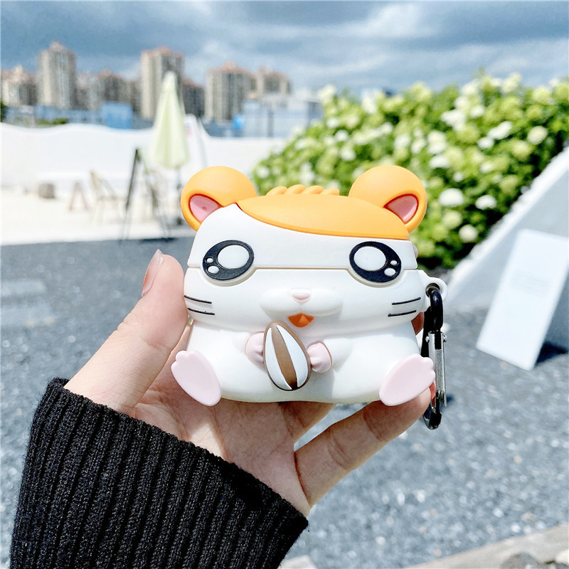 Hamtaro Hamster Wireless Bluetooth Earphone Cover Soft - Image 2