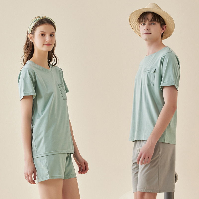 Title 6, Atmungsaktives Kurzarm-Shirt Shorts Pyjama-Set ...