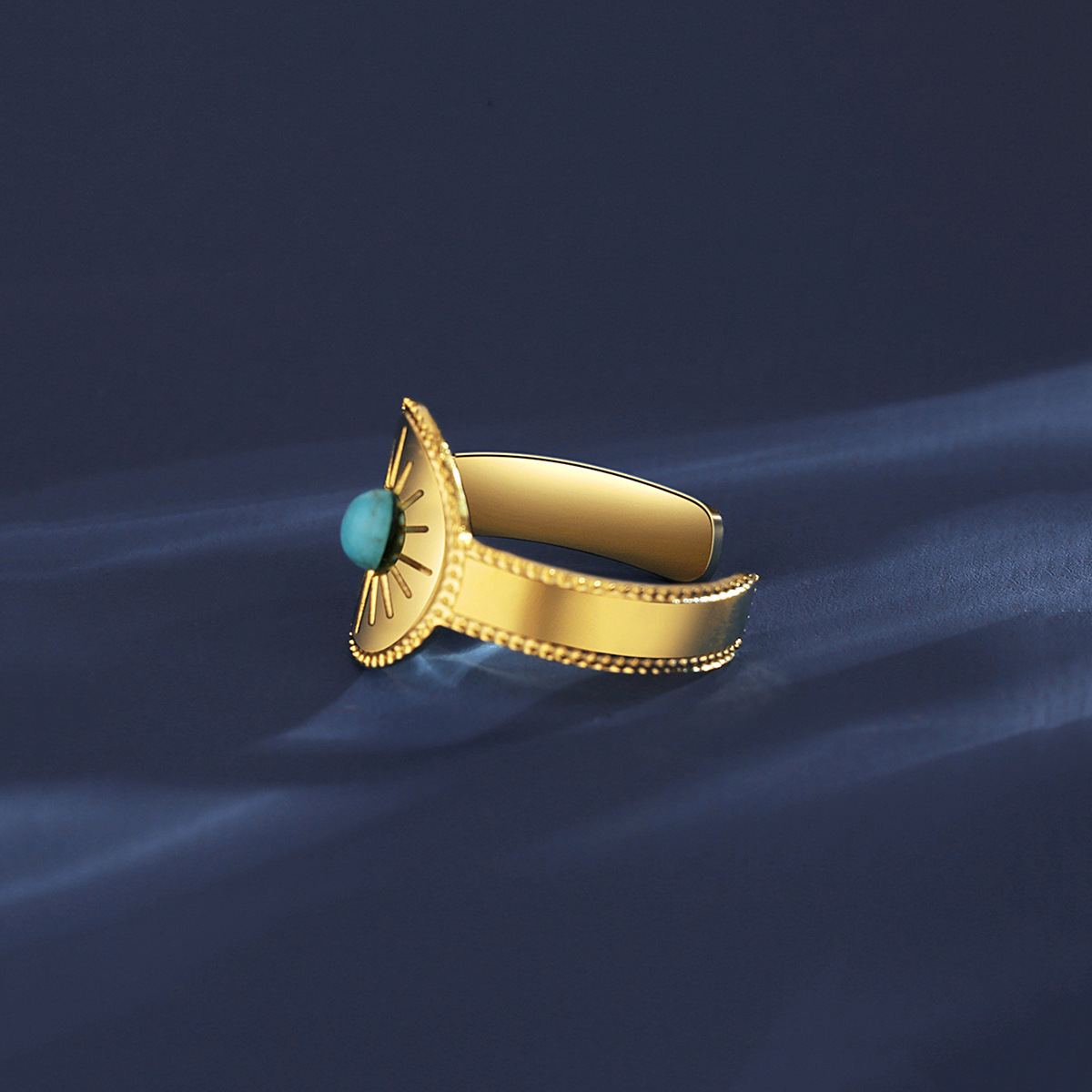 Fashion Ladies Retro Stainless Steel  Adjustable Ring