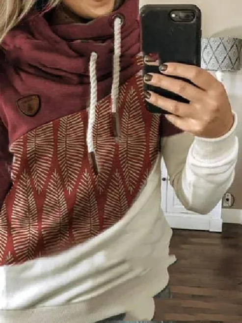 Cardigan Solid Colour Long Cotton European And American Temperament Commuter Sweater - Stitching Leaves-Xl