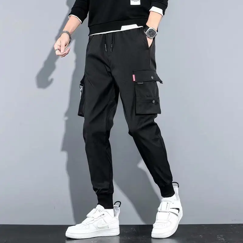 Ice Silk Spring and Summer Men's Casual Pants Sports