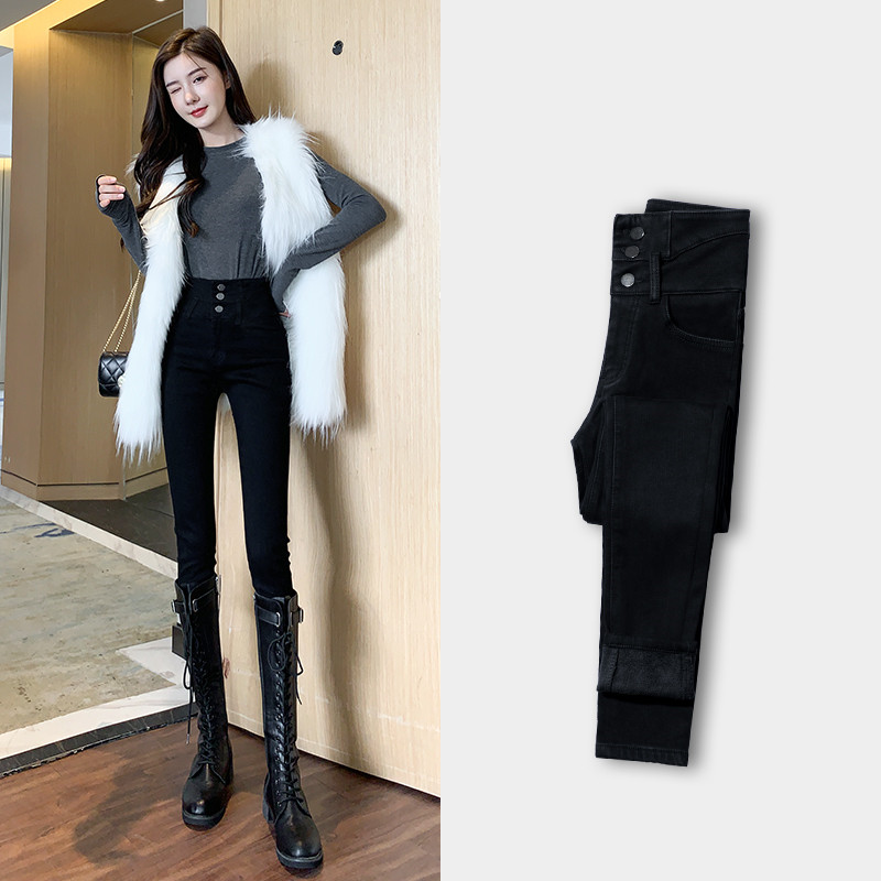 High And Versatile Tight-fitting Pencil Pants With Small Feet