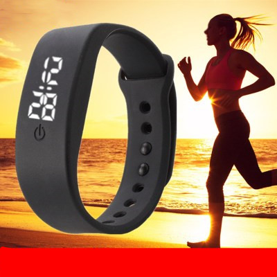 Leisure Sports Student LED White Light Bracelet Button - Image 3