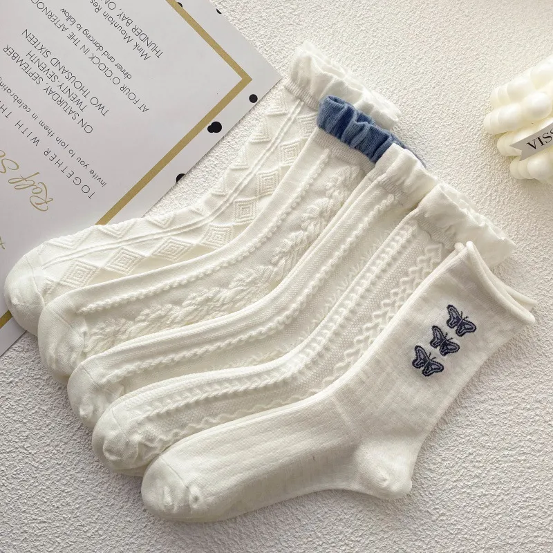 Versatile And Cute Japanese Jk Student Stockings - 5 Style