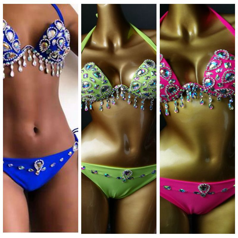 Ladies New Seam Diamond Bikini - Image 7